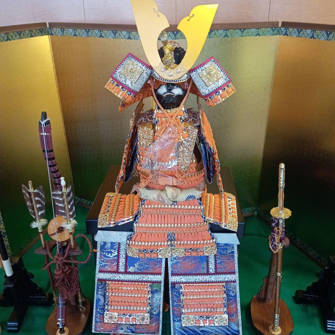 五月人形セット　御飾段付(スチール製