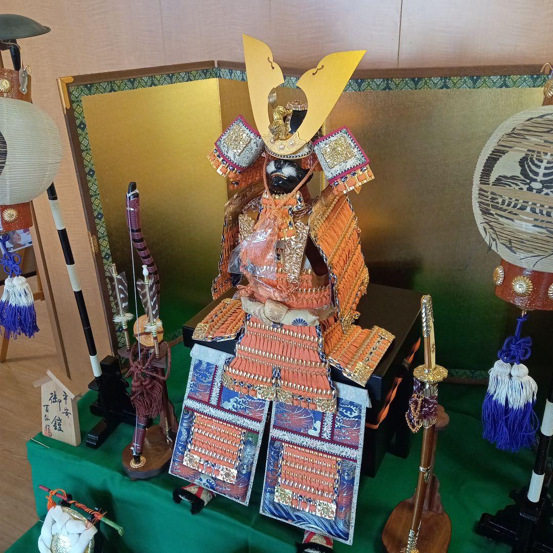 五月人形セット　御飾段付(スチール製