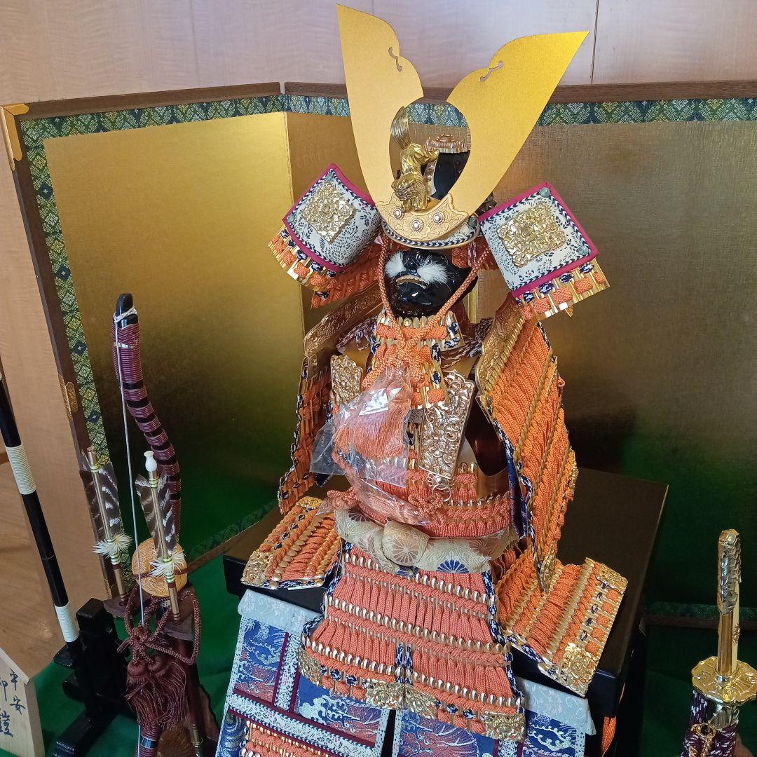 五月人形セット　御飾段付(スチール製