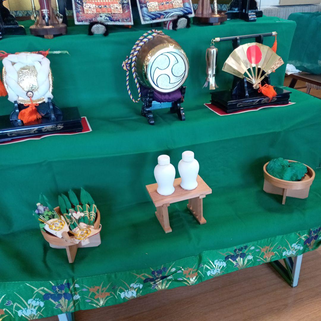 五月人形セット　御飾段付(スチール製