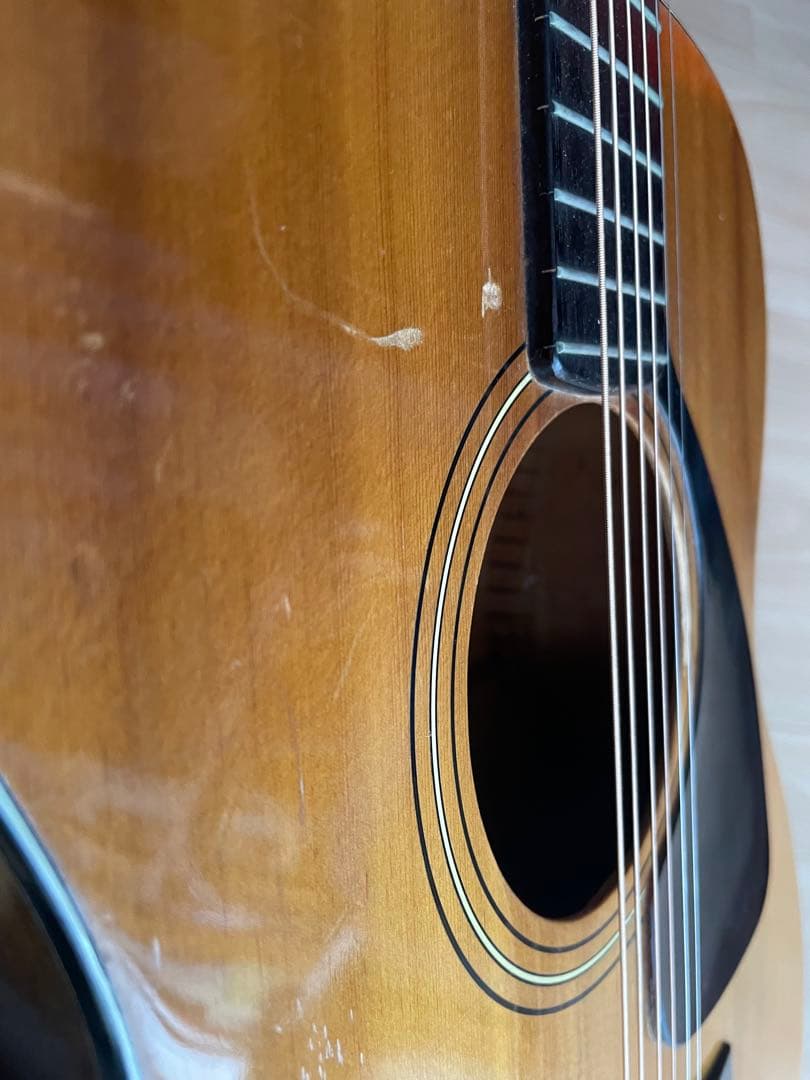 YAMAHA FG-110 赤ラベル 1968年製　釣鐘ロッドカバー 激鳴