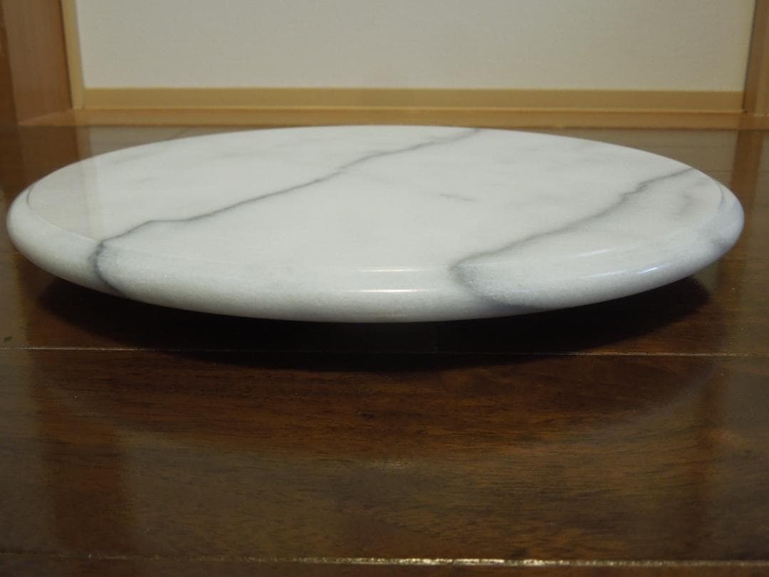 大理石　回転台　ターンテーブル　製菓用等クッキングテーブル　直径30.3cm