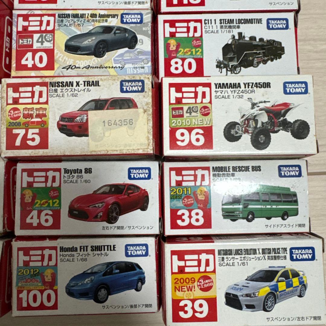 未使用 トミカ 40台 まとめ 廃版品