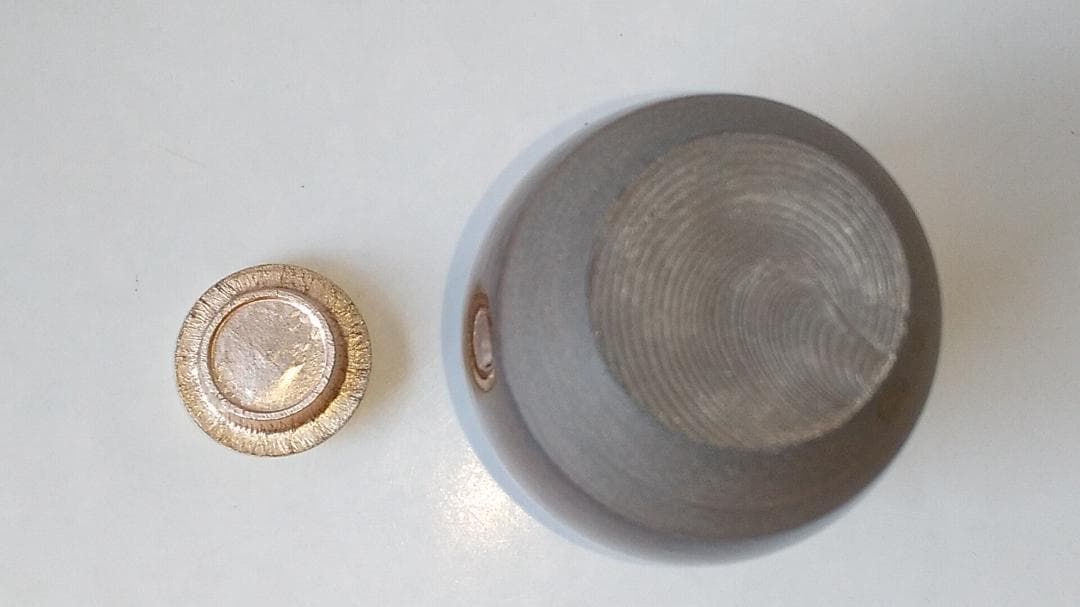 高取茶入 高取喜恵 作 仕覆 野田金襴 茶道具 共箱 栞 新品 未使用 保管品