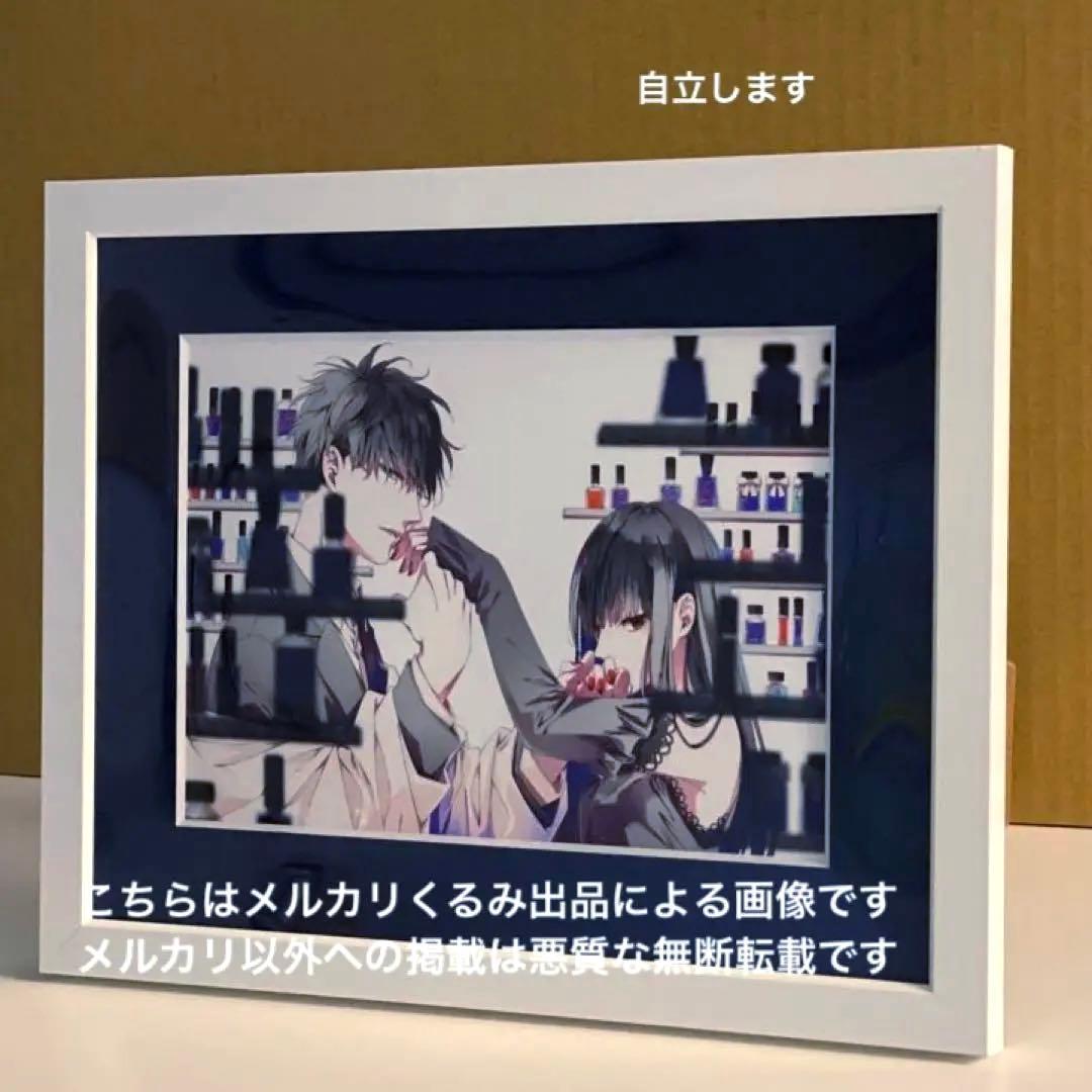 第一弾 墜落JKと廃人教師A賞 高精細複製原画 漫福ガチャ キャラファイングラフ