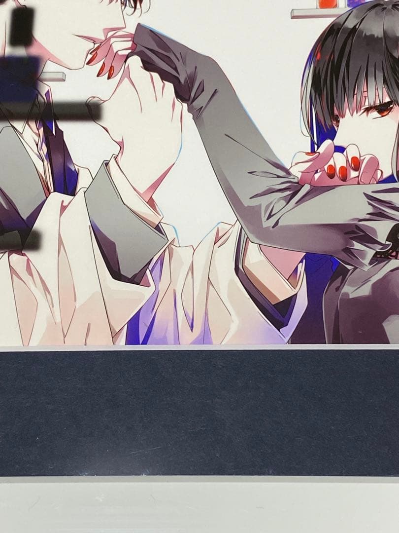 第一弾 墜落JKと廃人教師A賞 高精細複製原画 漫福ガチャ キャラファイングラフ