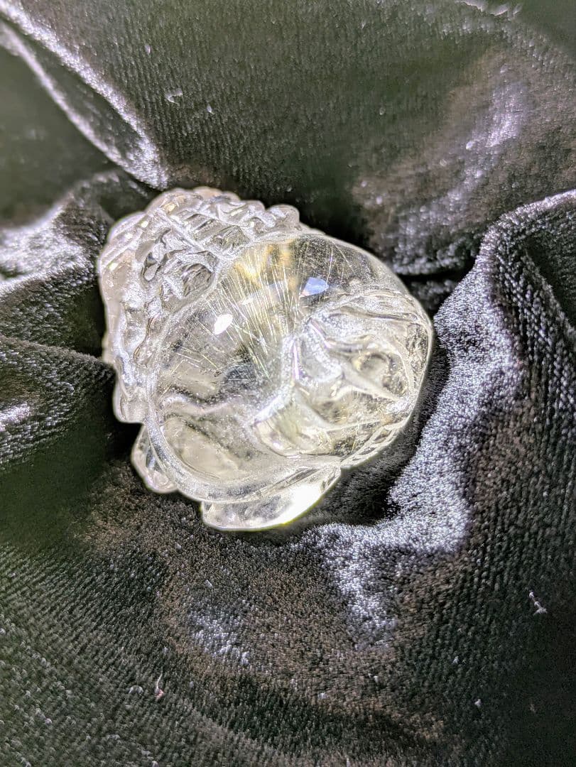 親子　亀龍　♡シルバールチル　ゴールドルチル♡　天然石