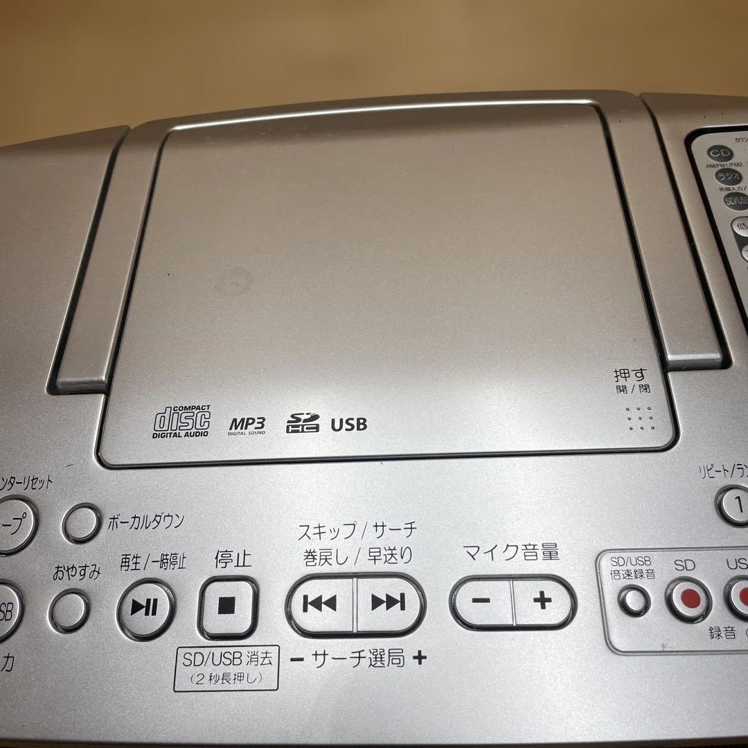動作確認済 東芝 SD USB CD ラジオカセットレコーダー TY-CDX91