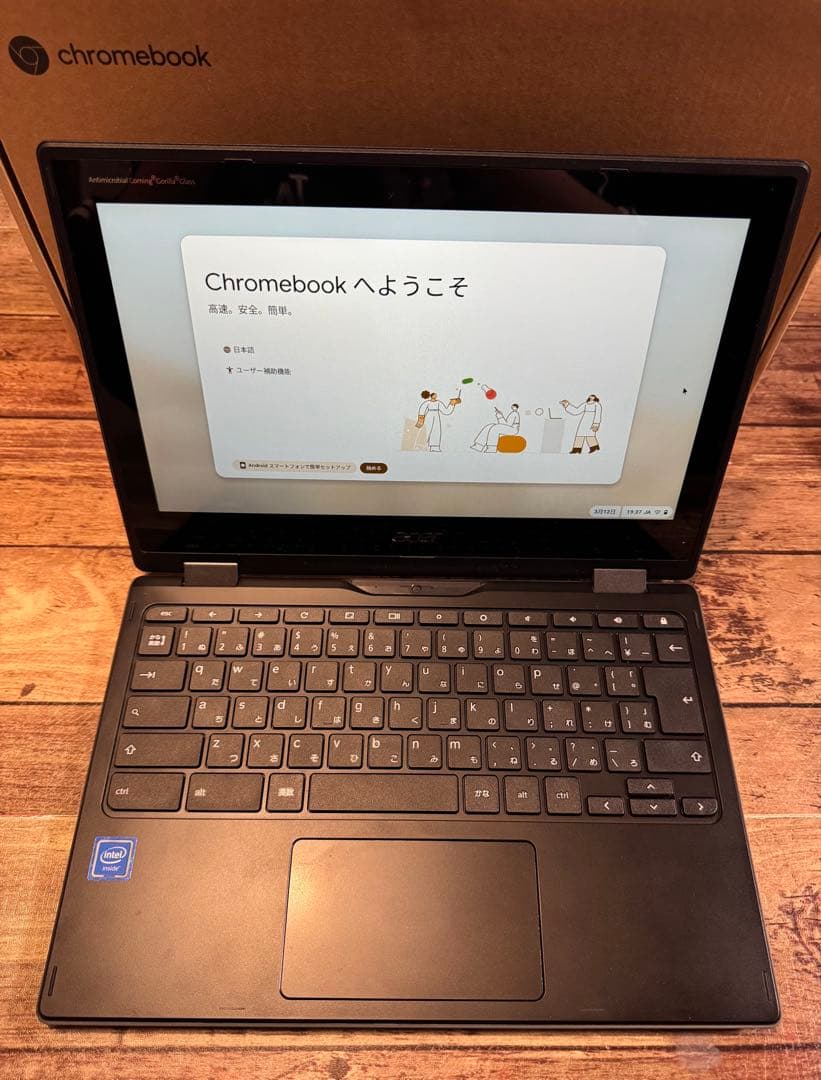 Acer Chromebook本体 ブラック