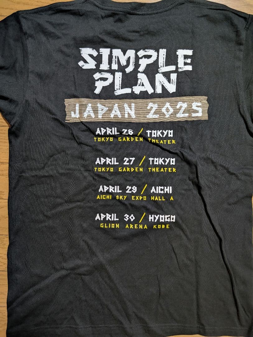 Simple Plan 日本限定 Tシャツ L