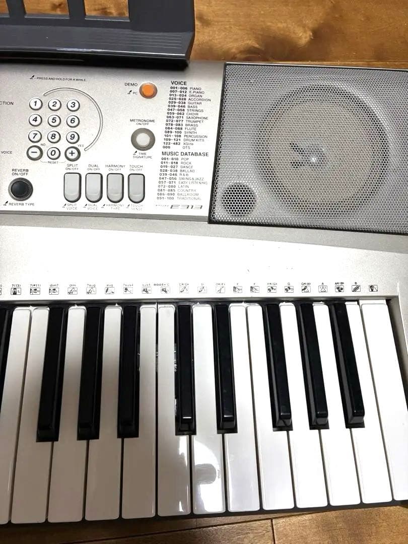 YAMAHA 高音質キーボードPSR-E313 動作良好！