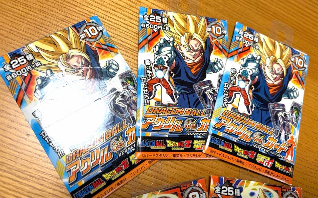 ドラゴンボール　アクリルdeカード　第2弾　第9弾　第10弾　9パック　未開封品