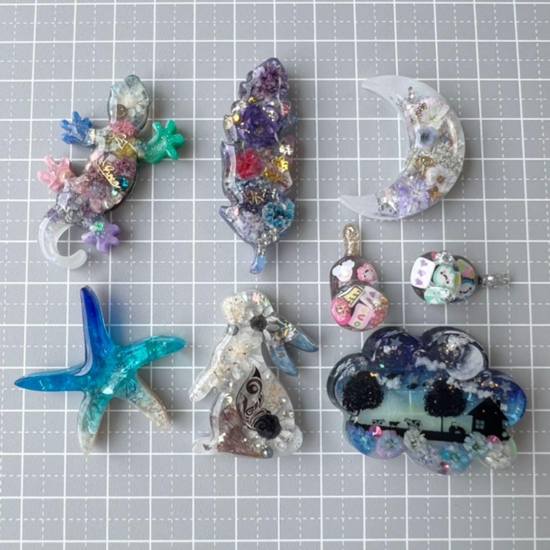 【No.182】月 MOON 優しい月 穏やかなカラー 微粒子ラメ