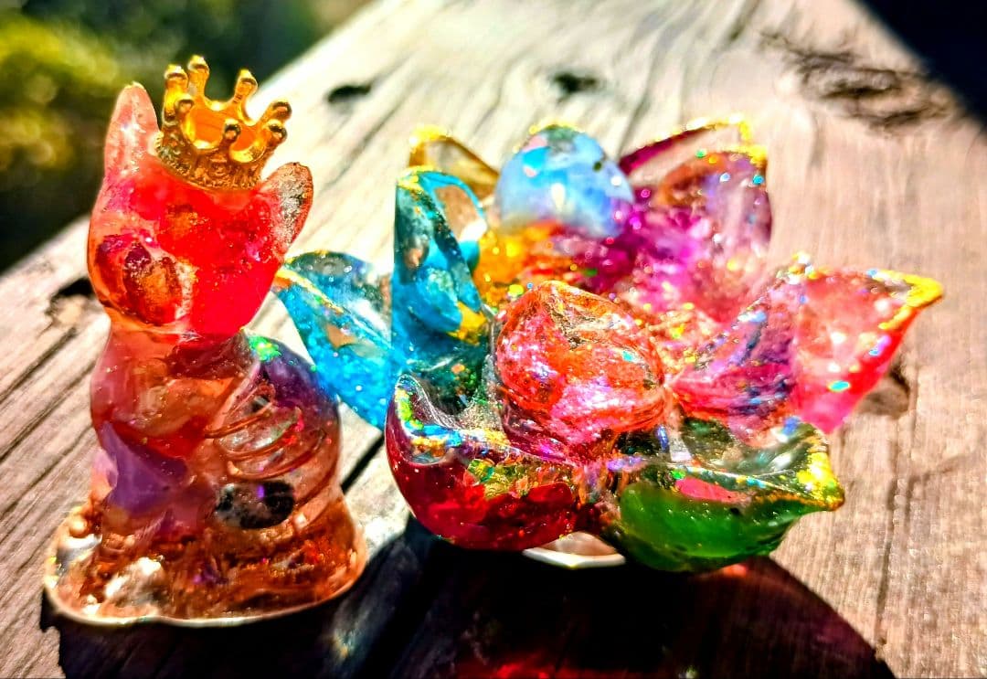 RAINBOW✧ロータス&CAT✧オルゴナイト♥Milkyさま♥専用です