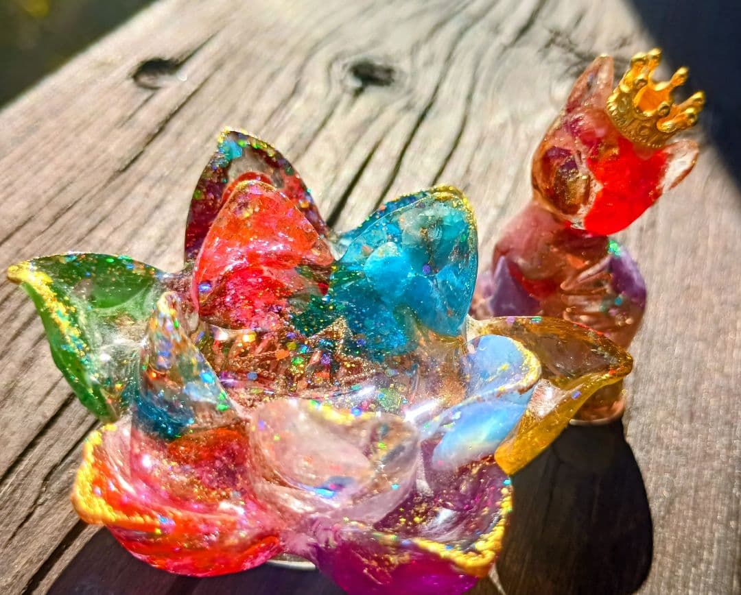 RAINBOW✧ロータス&CAT✧オルゴナイト♥Milkyさま♥専用です