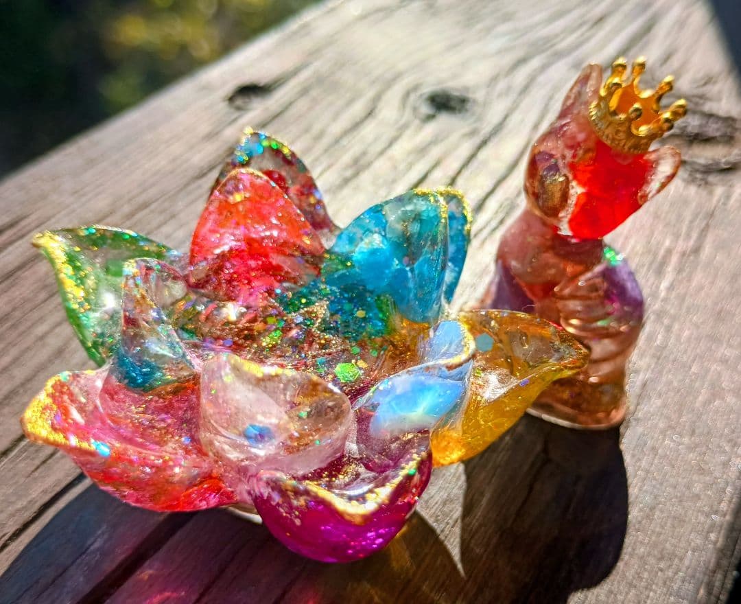 RAINBOW✧ロータス&CAT✧オルゴナイト♥Milkyさま♥専用です