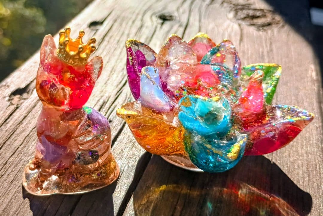 RAINBOW✧ロータス&CAT✧オルゴナイト♥Milkyさま♥専用です