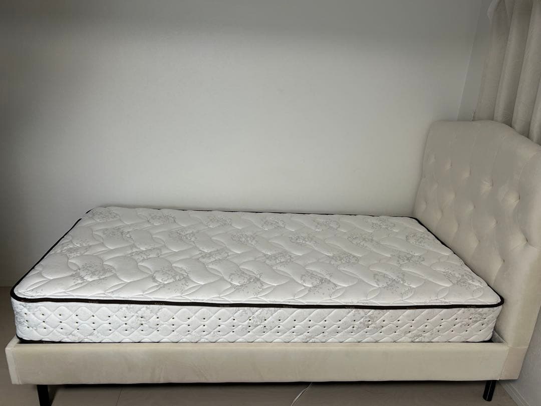 Francfranc ブリッサ ベッド ディンプル シングル ホワイト