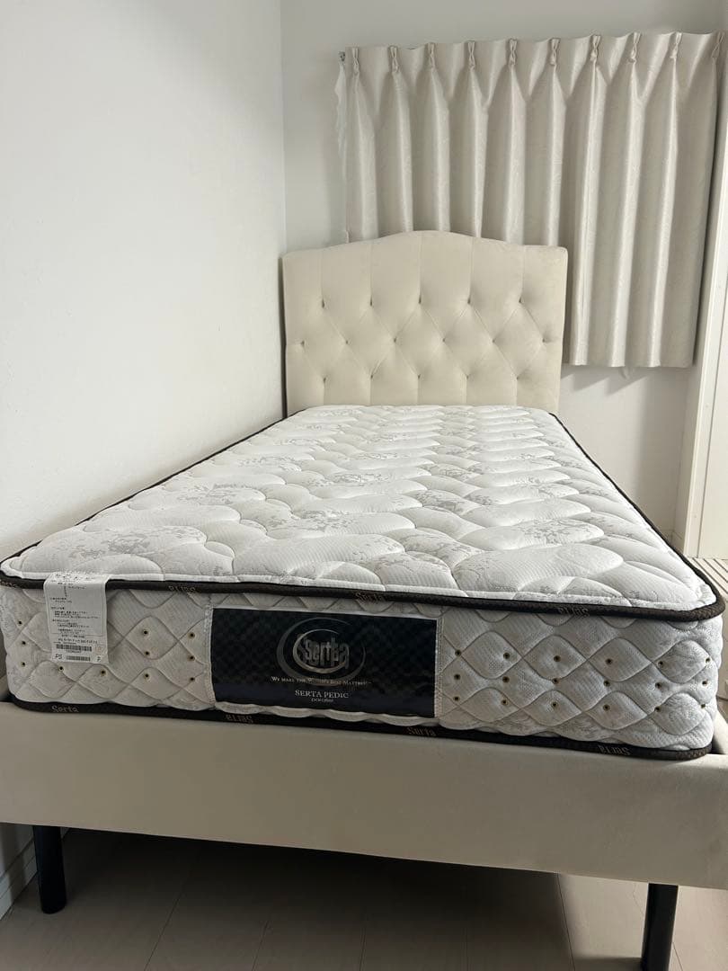 Francfranc ブリッサ ベッド ディンプル シングル ホワイト