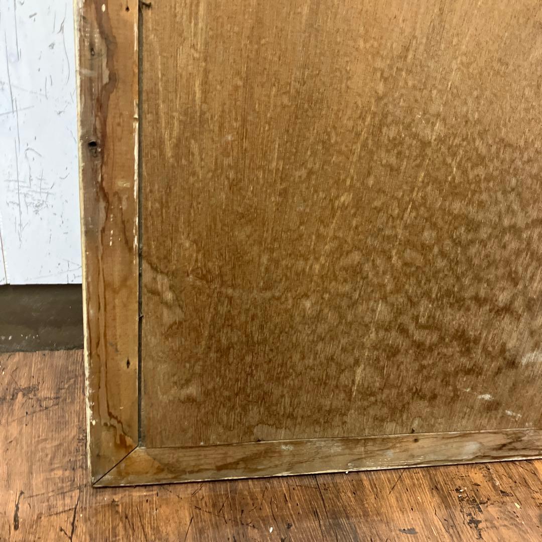 昭和レトロ ハッピーミシン 絵画 人物画 写真 ポスター 女の子 額装 額入り