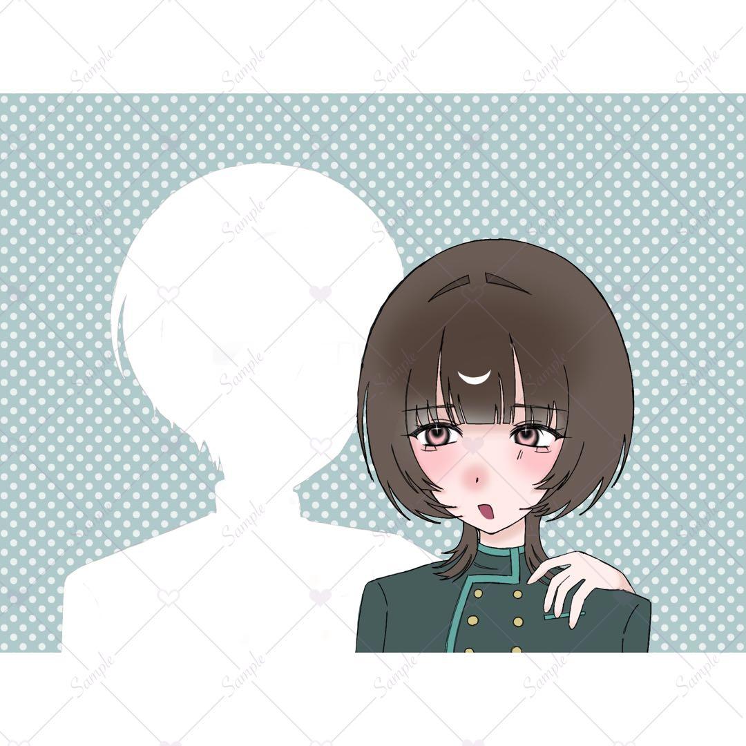 簡易 夢♡絵依頼 イラスト♡依頼 オリキャラ ポストカード