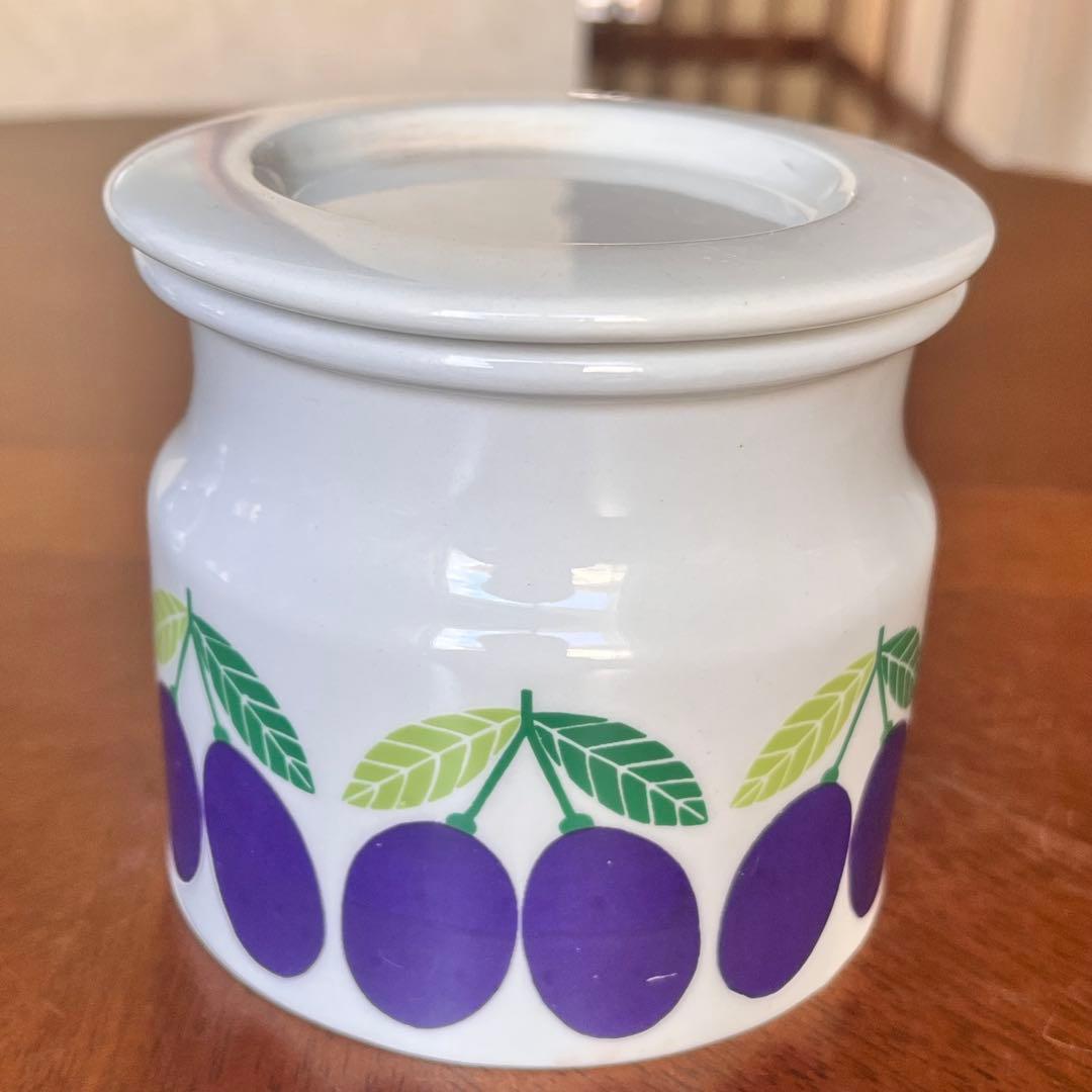 【ビンテージ】アラビア★ポモナ★プラムジャムポット