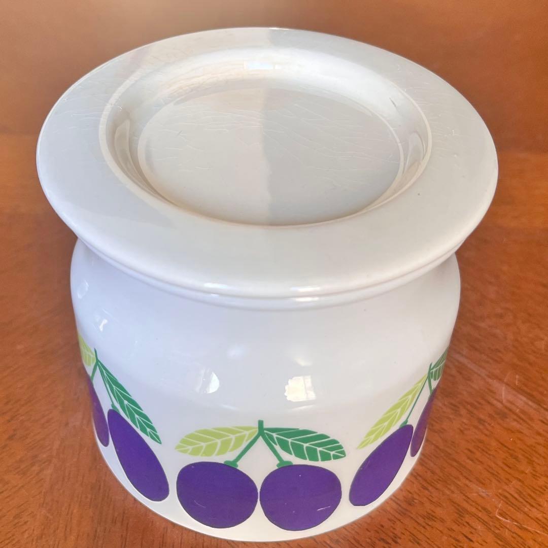 【ビンテージ】アラビア★ポモナ★プラムジャムポット