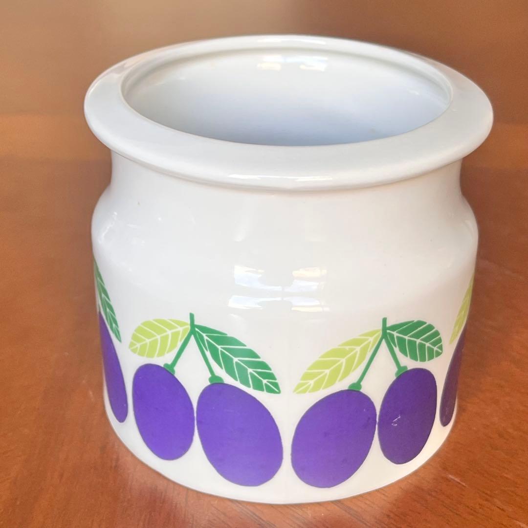 【ビンテージ】アラビア★ポモナ★プラムジャムポット