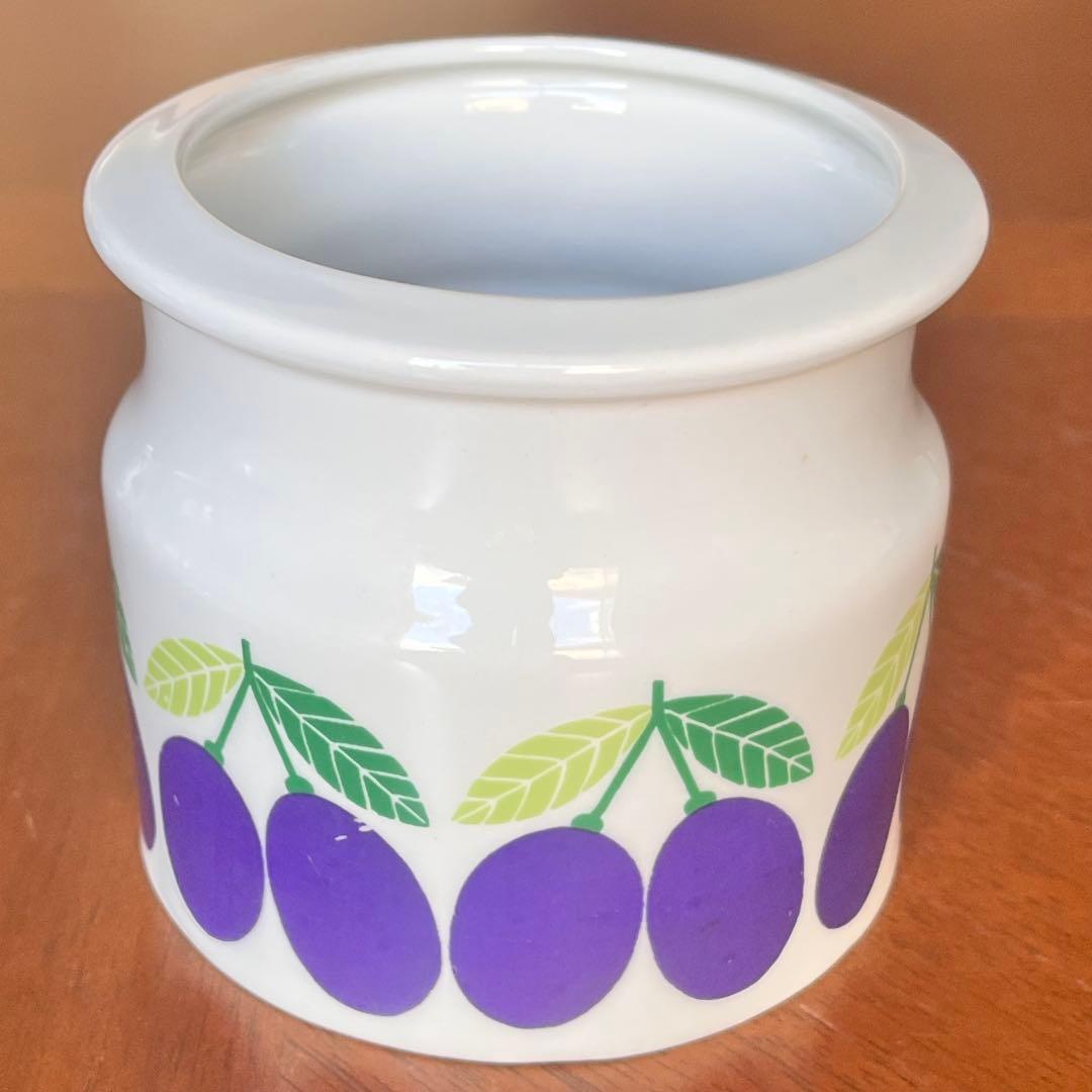 【ビンテージ】アラビア★ポモナ★プラムジャムポット