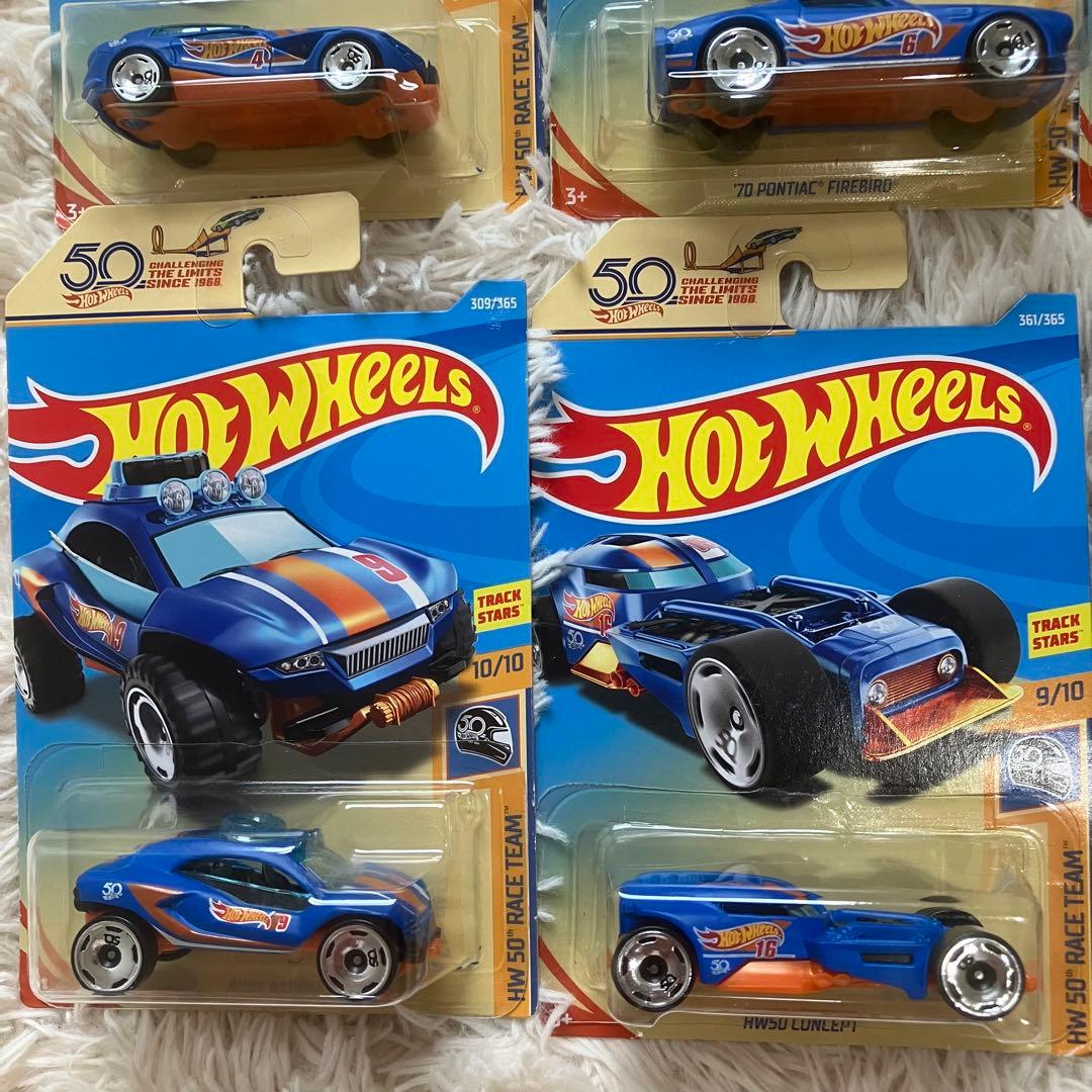 希少　ホットウィール50th RACETEAM 8個セット