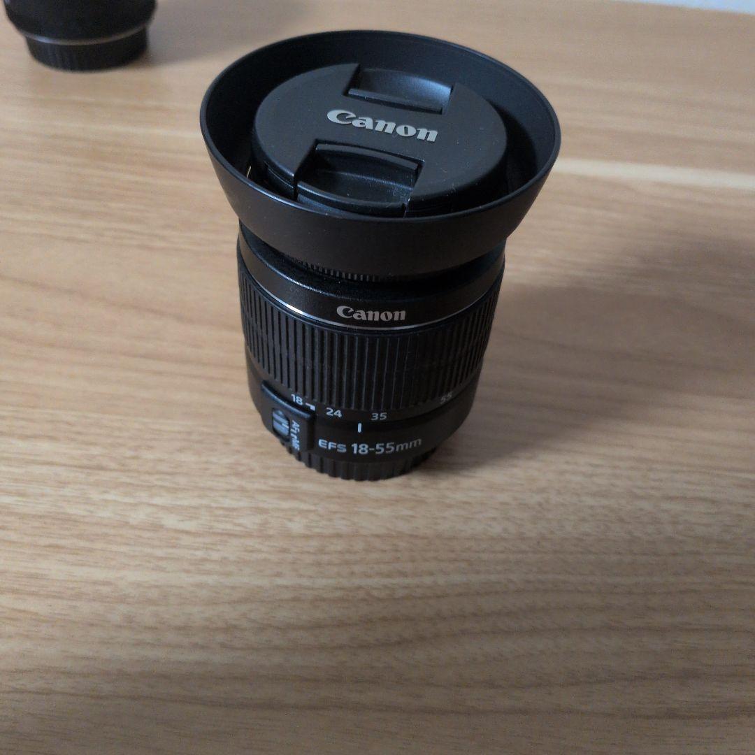 Canon EOS kiss x80デジタル一眼レフ 2本レンズ付き