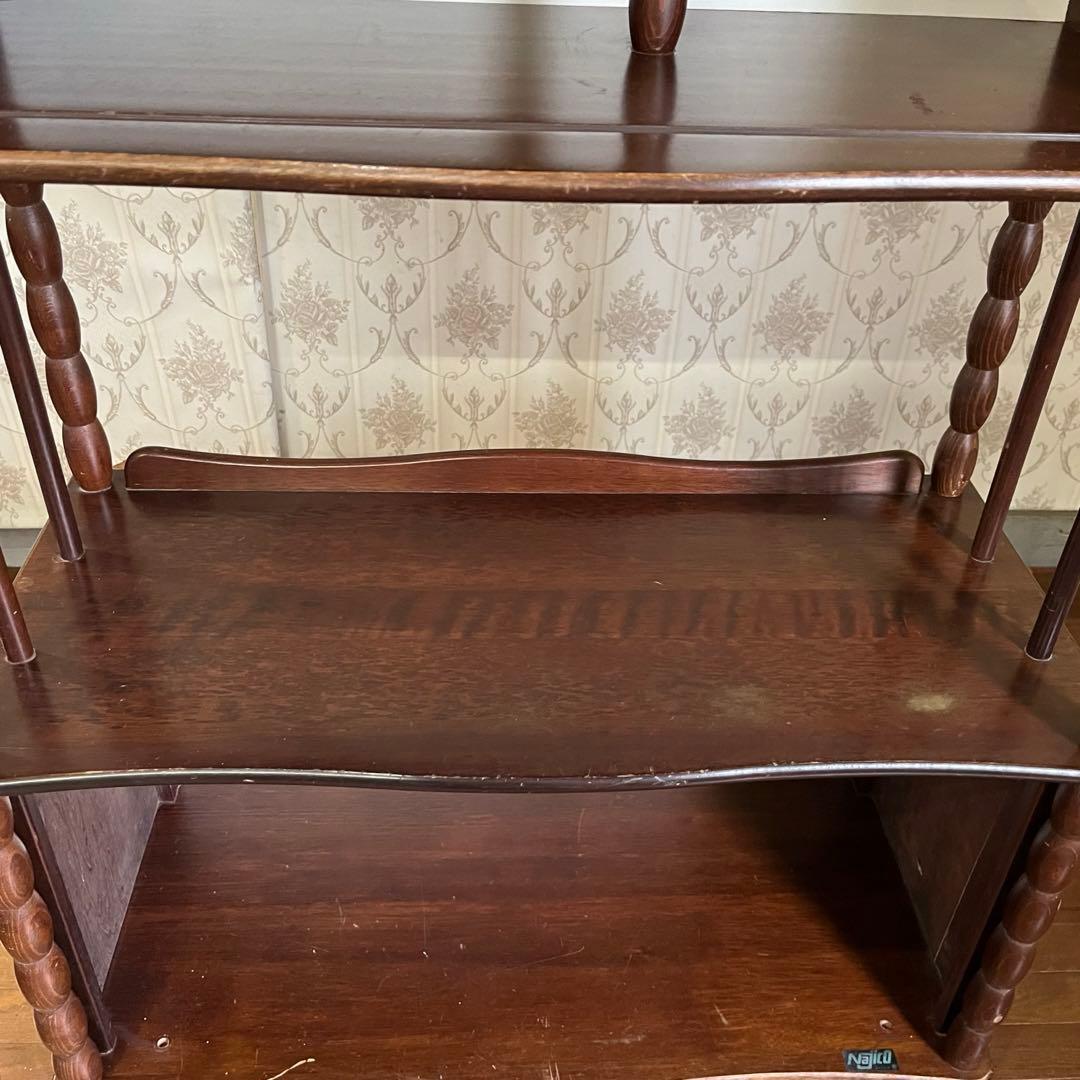 【アンティーク】ナジコ Najico 木製 飾り棚 コンソールテーブル シェルフ