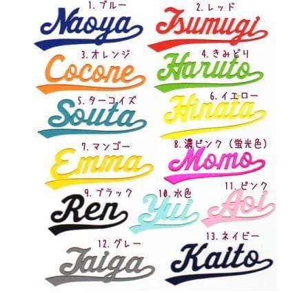 【430円～】スポーティネームオーダーワッペン★Sporty