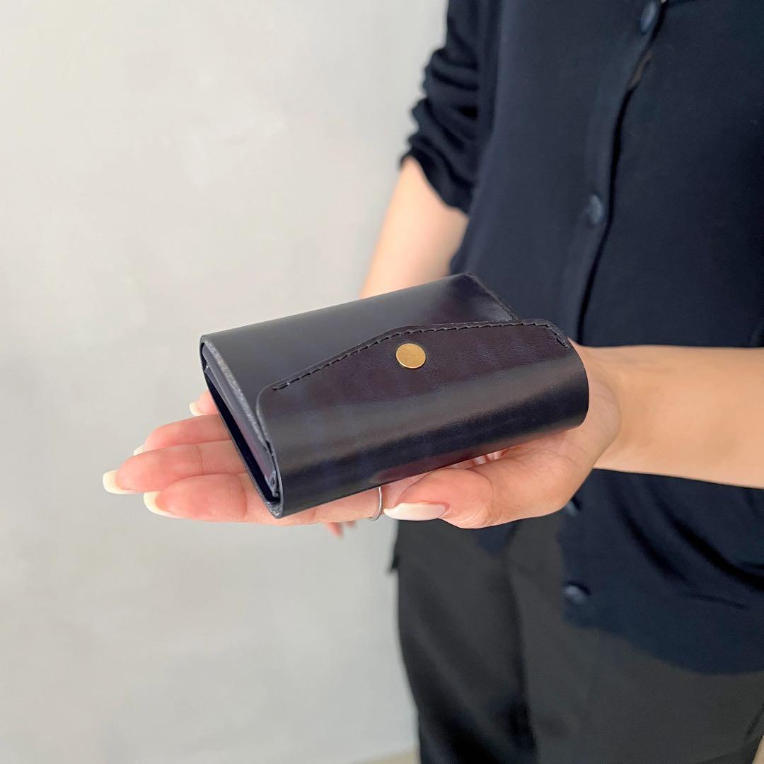 ATELIER MOKU 三つ折りミニ財布PALUMO Rugato