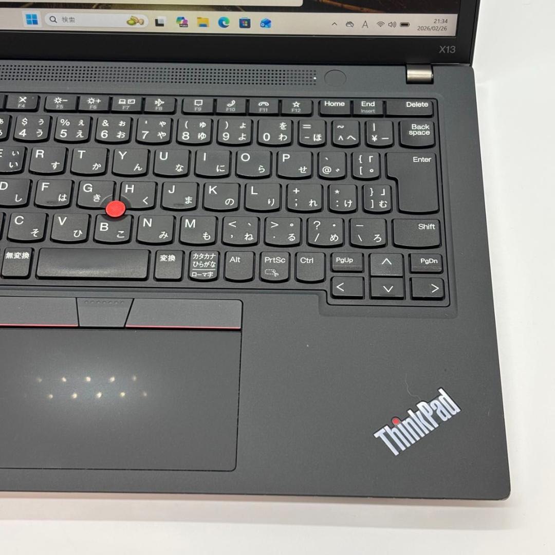 Windowsノート本体 ThinkPad X13 Gen2 AMD Ryzen5PRO 5650U 18