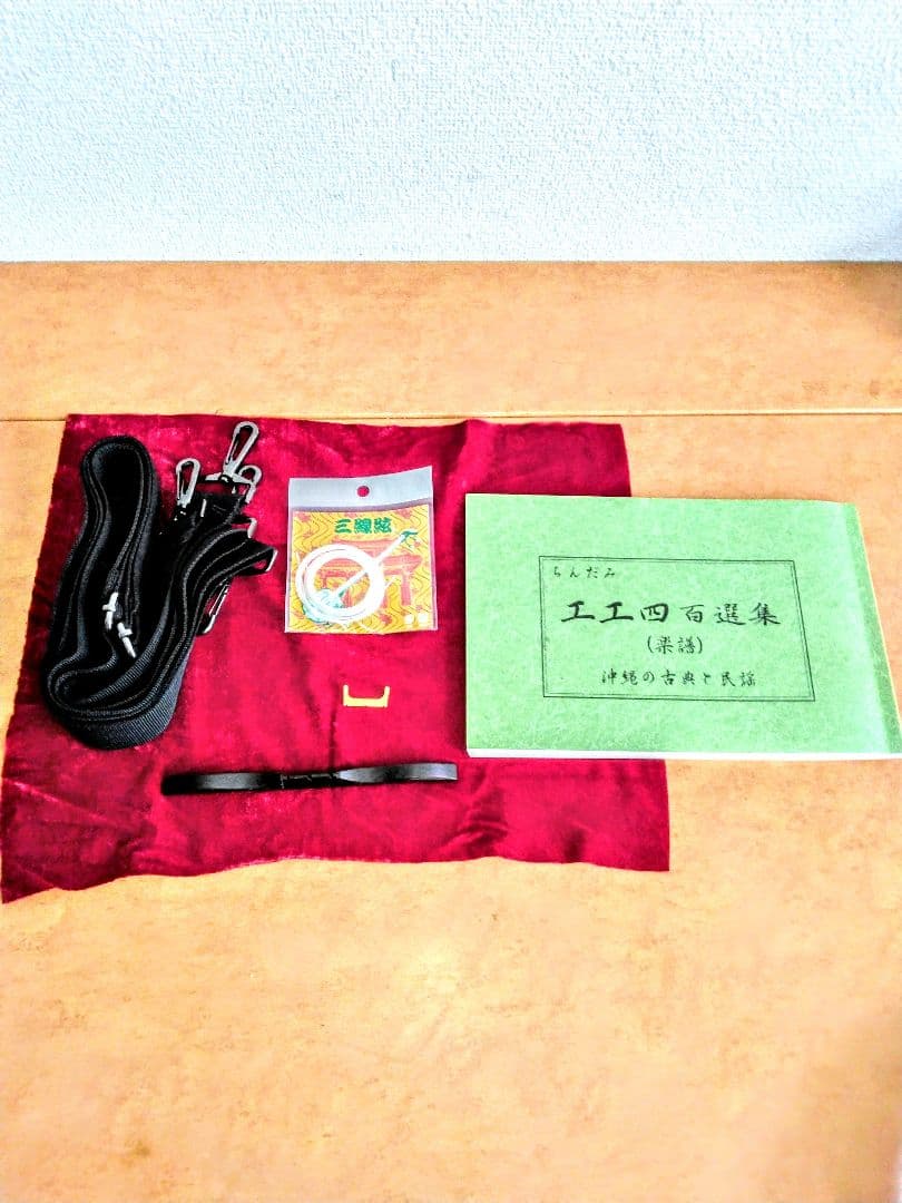 沖縄三線　人工皮　セミハードケース付き