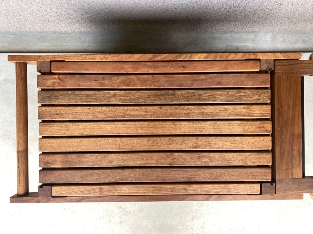 ikiki シェルコンMウォルナット ソリッドトップパネル　各2バーナーテーブル