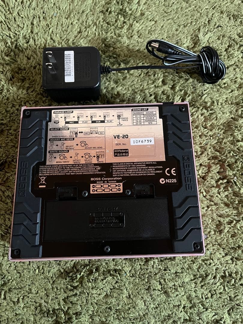 BOSS VE-20 VOCAL PERFUMER (ボーカルプロセッサー)