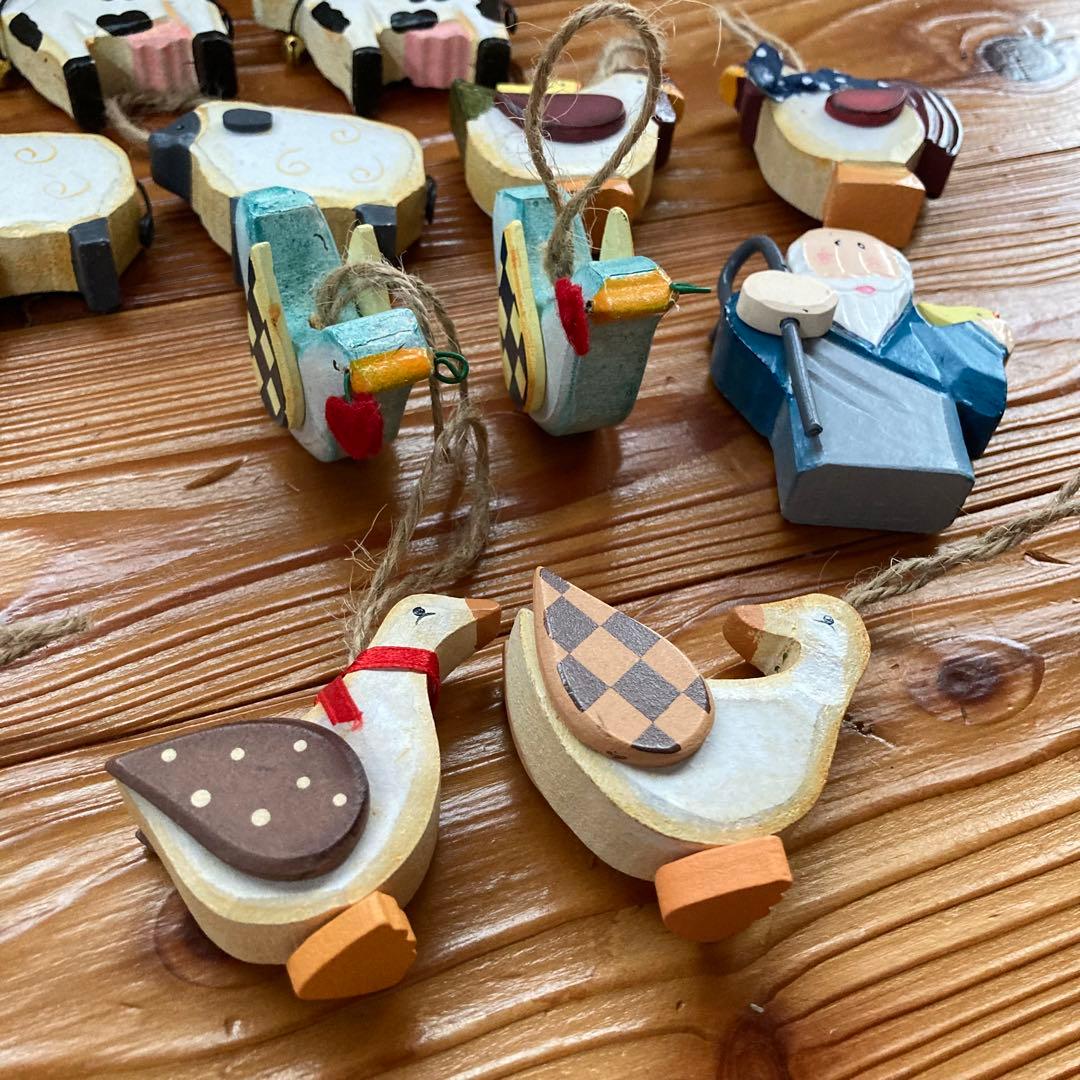 【希少】ノアの方舟　動物　クリスマス飾り　置物　テーブルピース