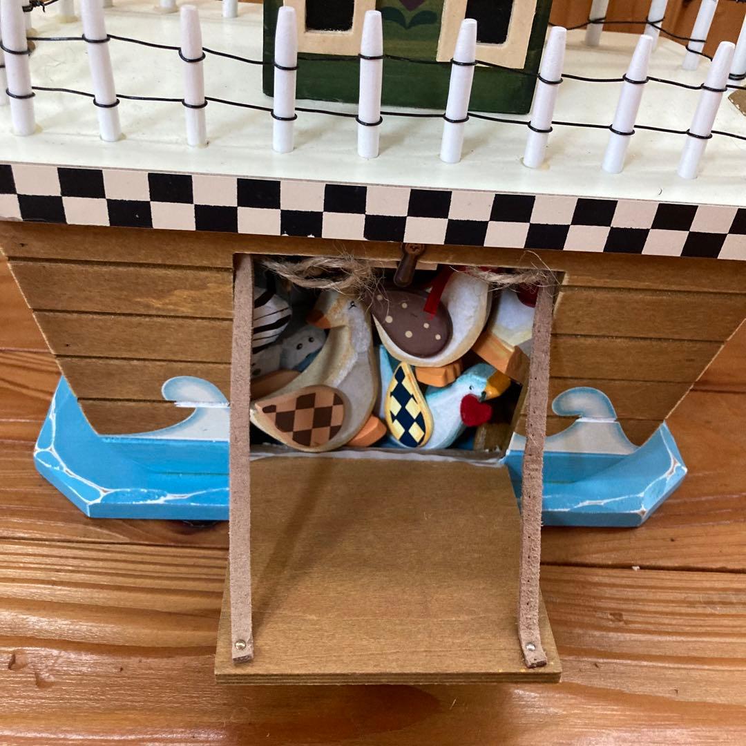 【希少】ノアの方舟　動物　クリスマス飾り　置物　テーブルピース