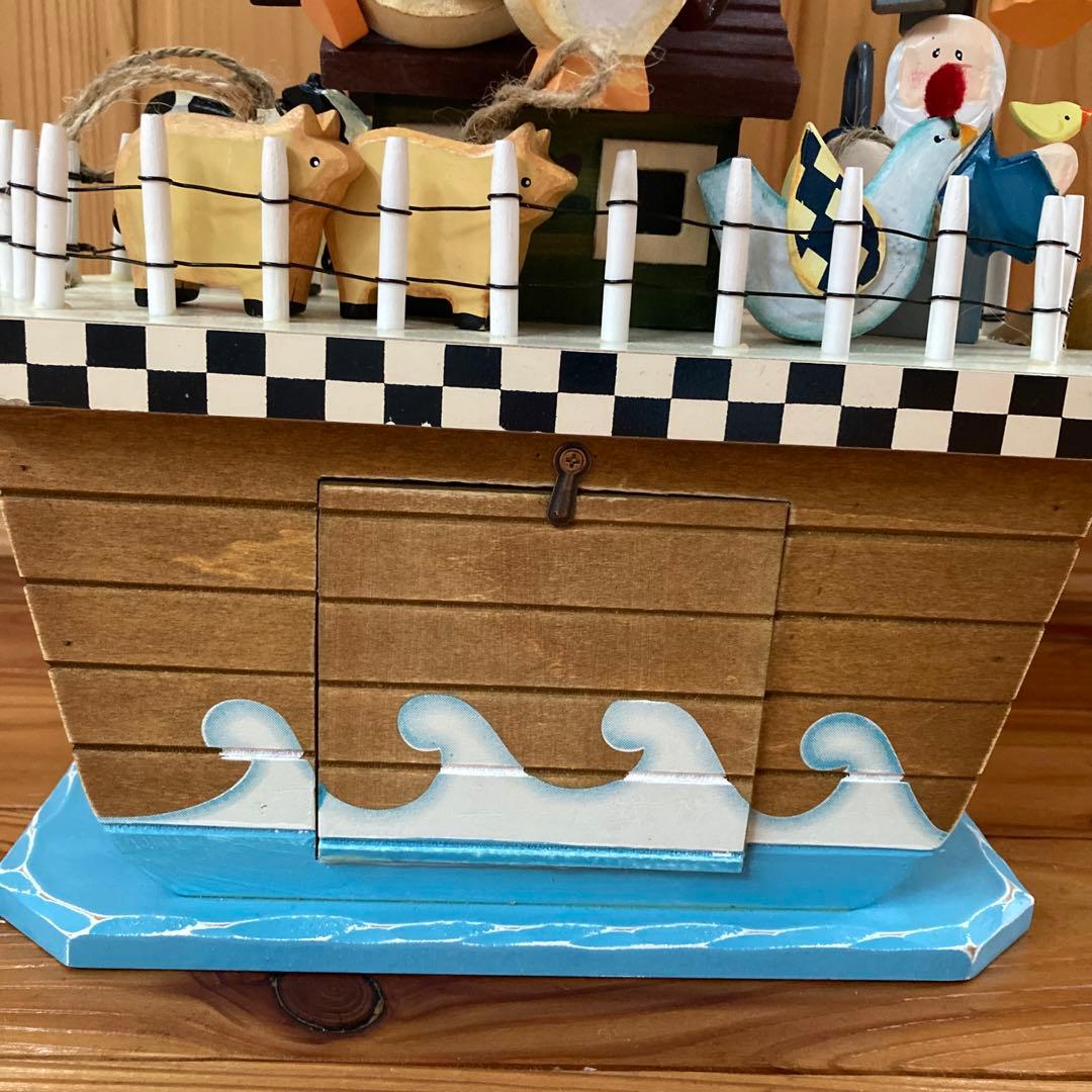 【希少】ノアの方舟　動物　クリスマス飾り　置物　テーブルピース