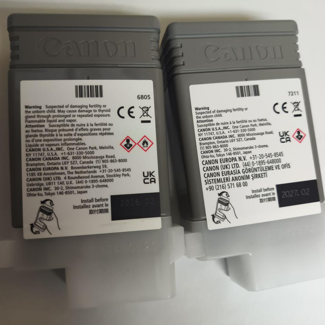 期限内 Canon PFI-107 BK，Y,MおまけC,MBK
