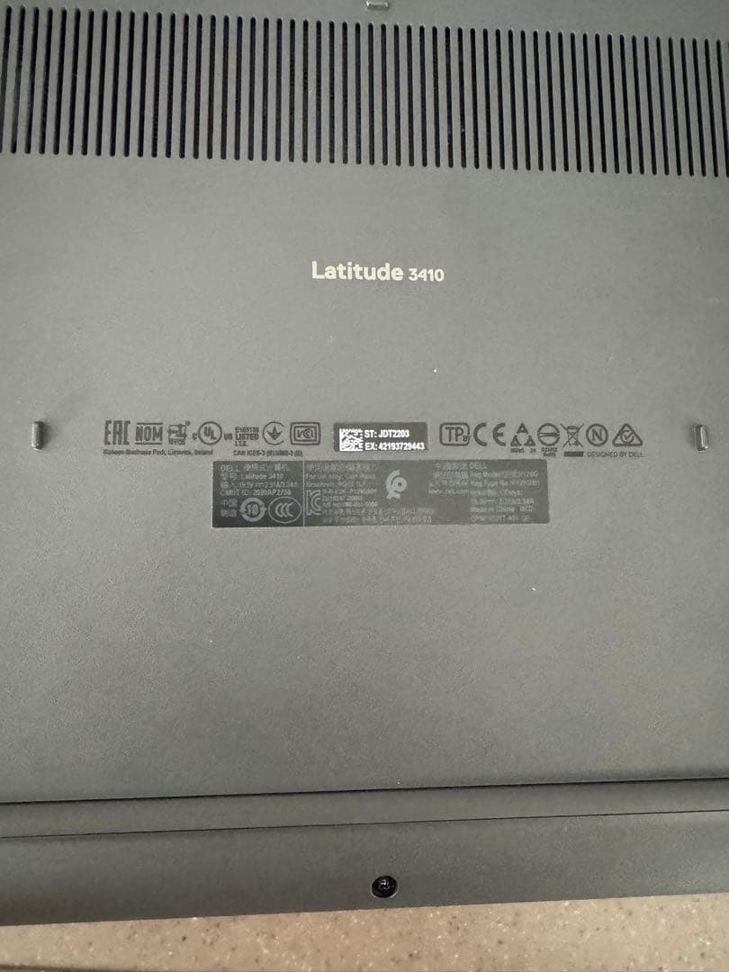ジャンクDell Latitude 3410 i5 第10世代日本語キーボード