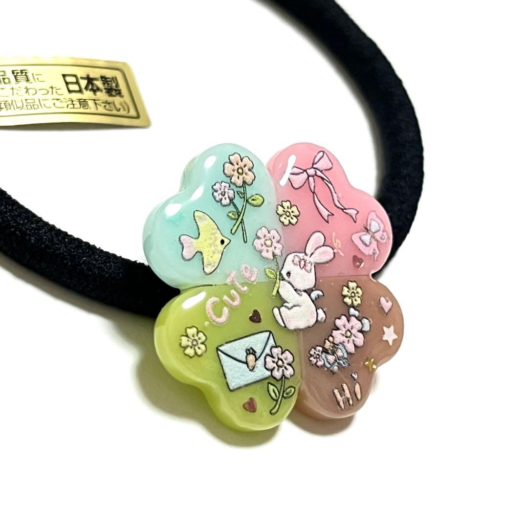 にゃこす(ΦωΦ)様お取り置きですＮｏ．150 ペンダント クローバー うさぎ