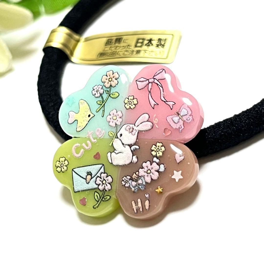 にゃこす(ΦωΦ)様お取り置きですＮｏ．150 ペンダント クローバー うさぎ