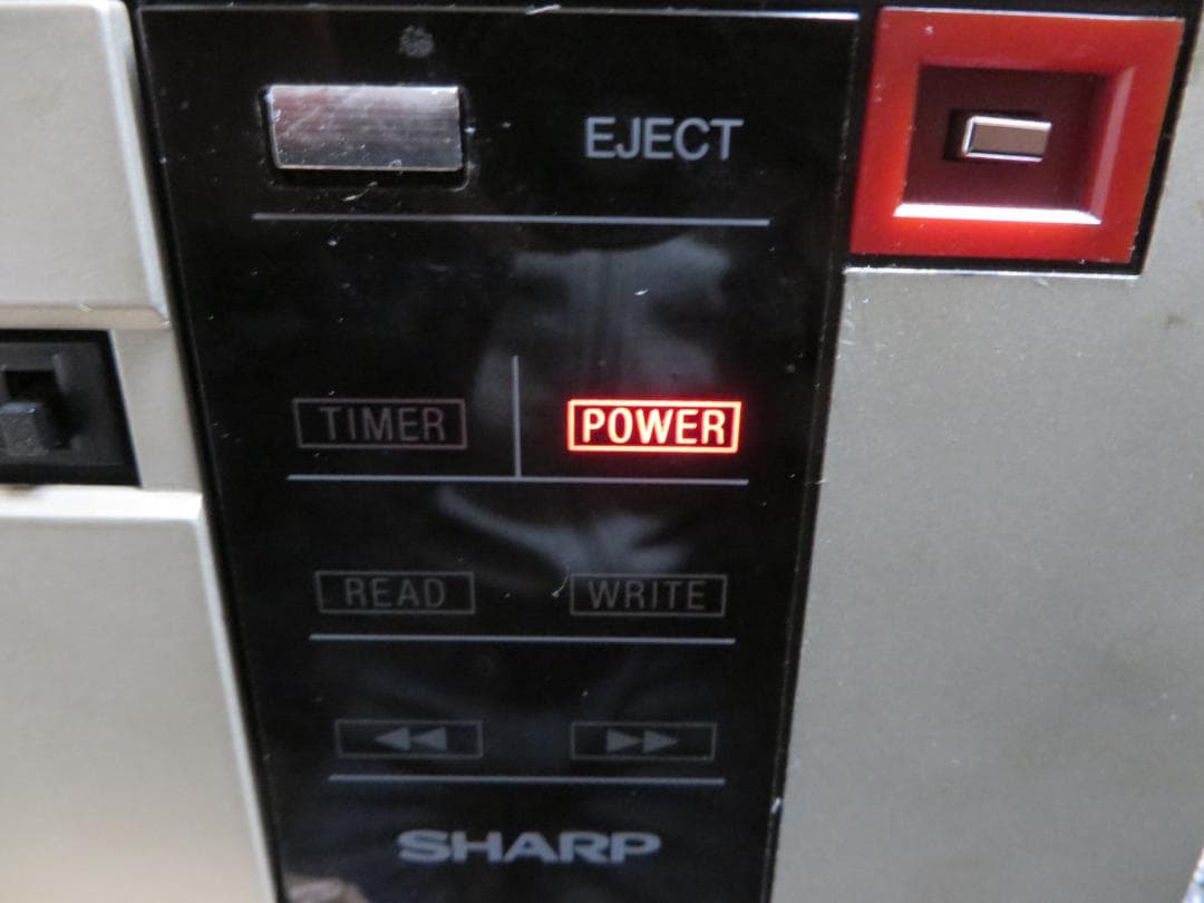 昭和レトロ SHARP シャープ パソコンテレビ X1 CZ-800CS 本体