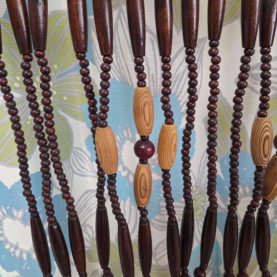 ヴィンテージ　昭和レトロ　玉のれん　のれん　珠のれん