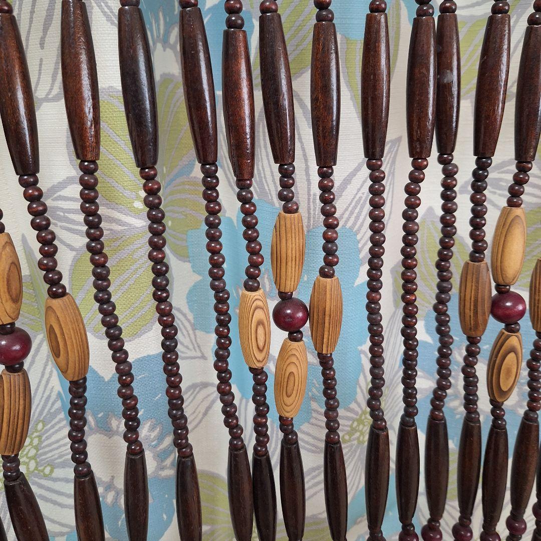 ヴィンテージ　昭和レトロ　玉のれん　のれん　珠のれん