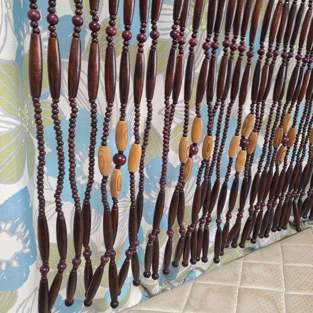 ヴィンテージ　昭和レトロ　玉のれん　のれん　珠のれん