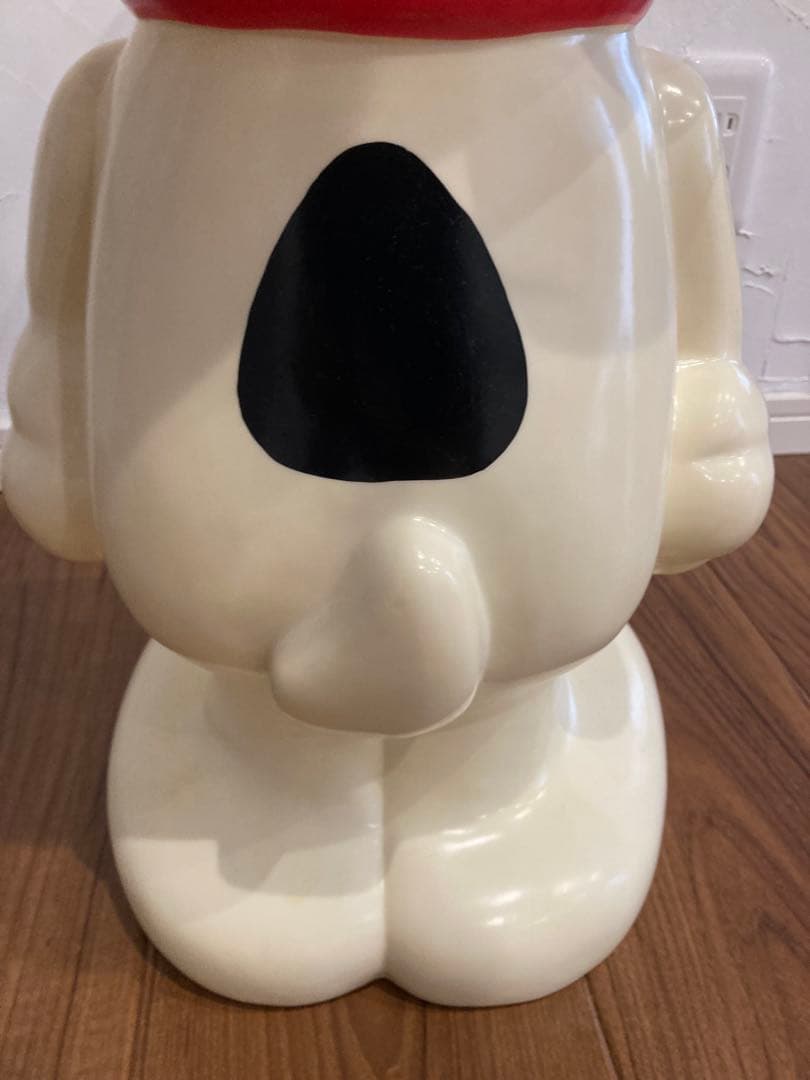 ス*ー様 【当時物】三和銀行 スヌーピー 置き物 時計 約60cm 非売品